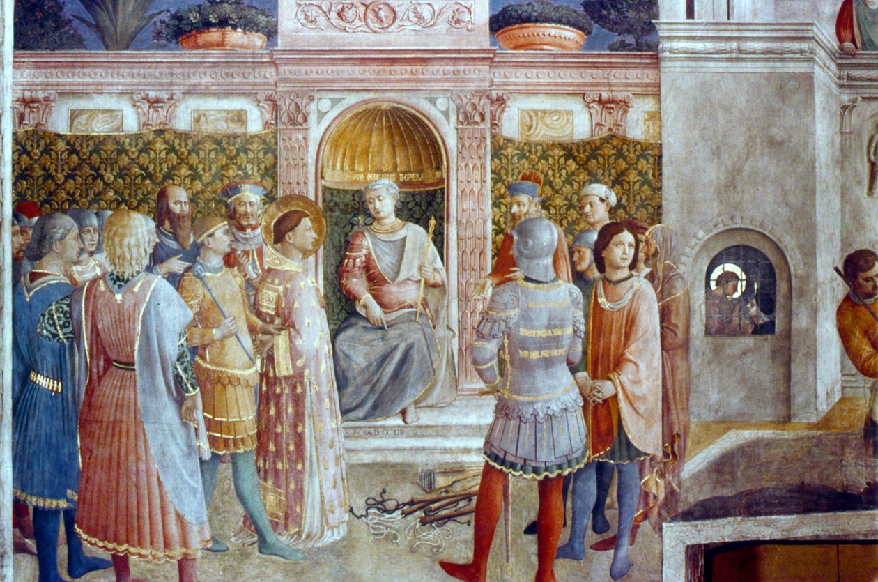 The Judgment of St Laurence, mitten av 1400-talet av Fra Angelico