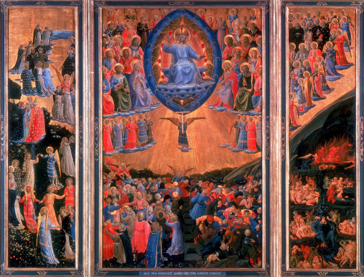 Den sista domen, c1420-1455 av Fra Angelico