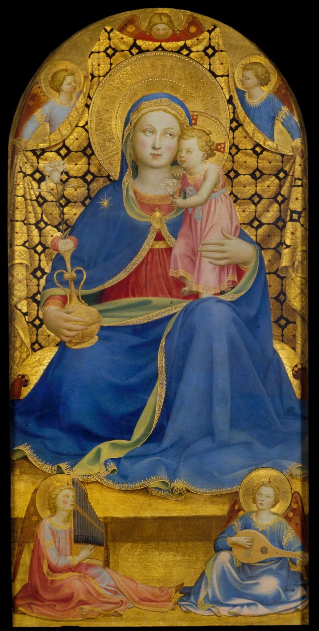 Jungfru av ödmjukhet av Fra Angelico
