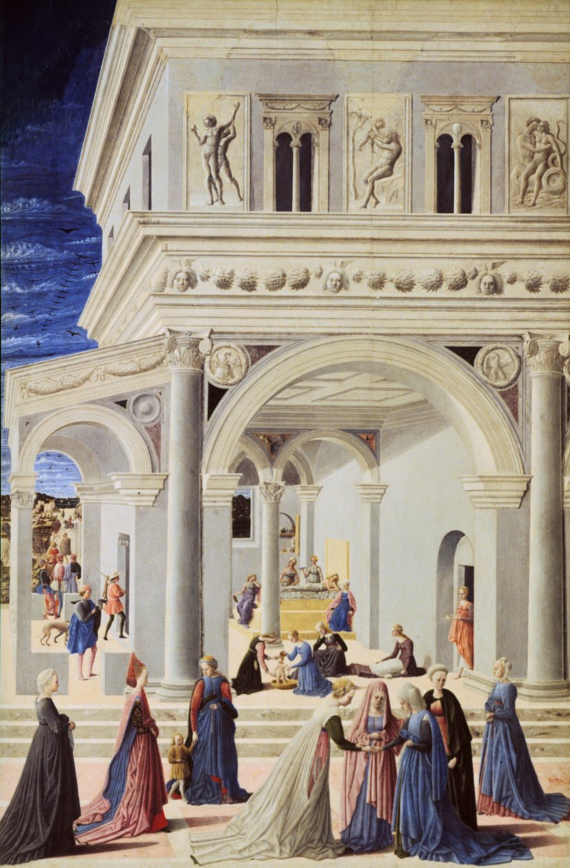Jungfruns födelse, 1467 av Fra Carnevale