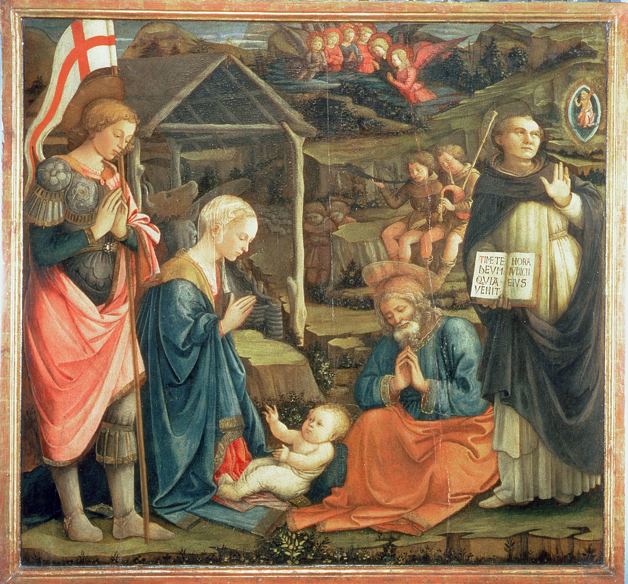 Födelsekyrkan med SS. Michael och Dominic, 1470 av Fra Filippo Lippi