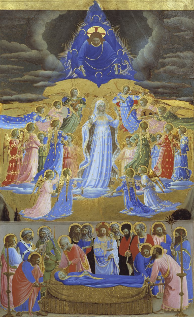 Jungfruns död och antagande, ca 1432 av Fra Giovanni Angelico da Fiesole