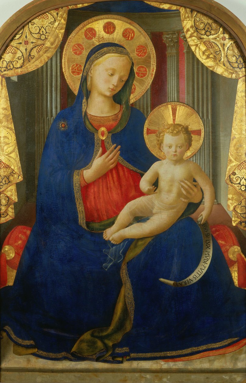 Madonna av ödmjukheten Madonna av ödmjukheten, ca 1435-1440. av Fra Giovanni Angelico da Fiesole