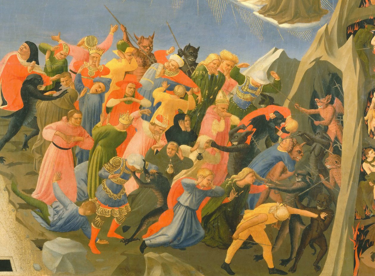 The Last Judgment Detail, ca 1432. av Fra Giovanni Angelico da Fiesole
