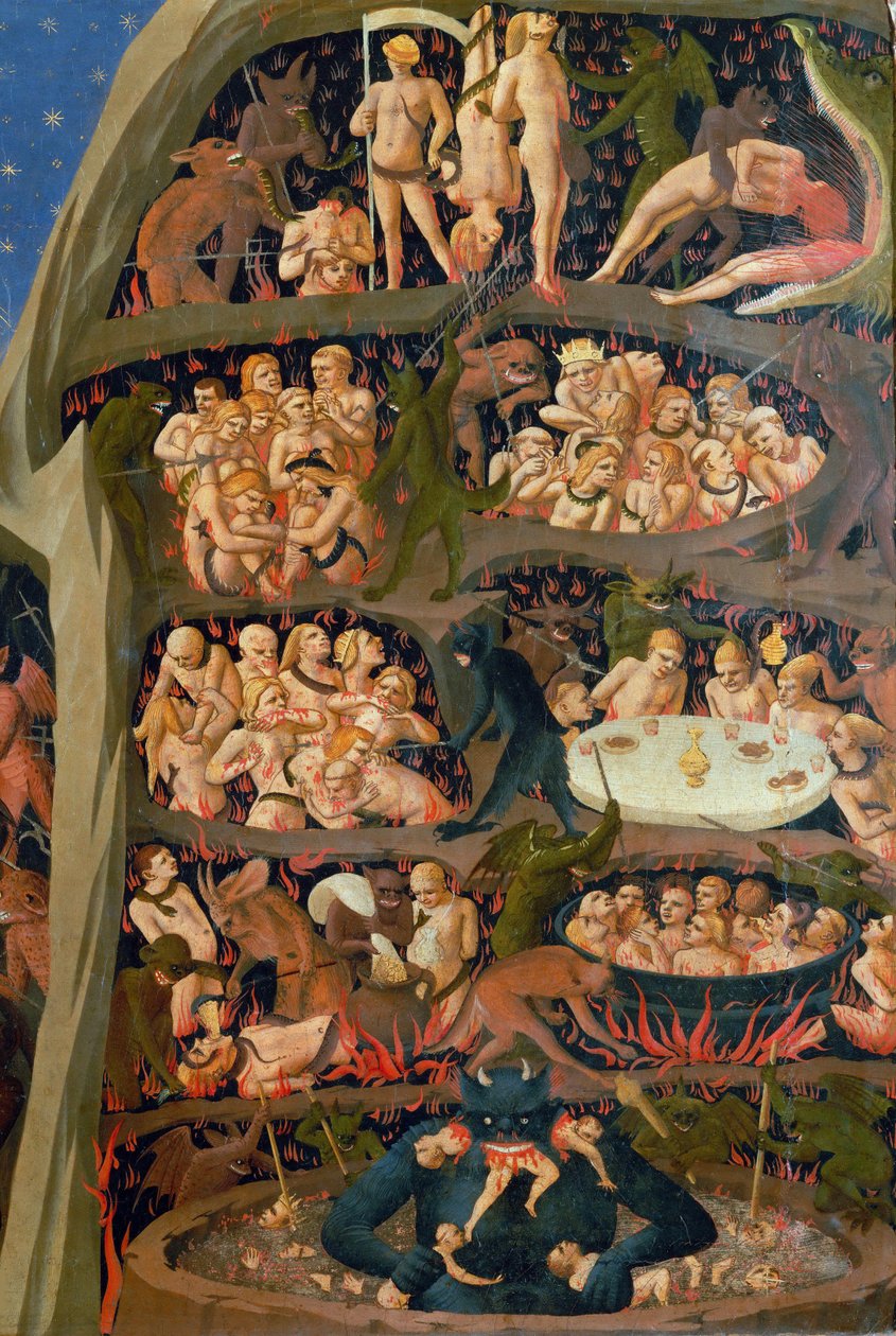 The Last Judgment Detail, ca 1432. av Fra Giovanni Angelico da Fiesole