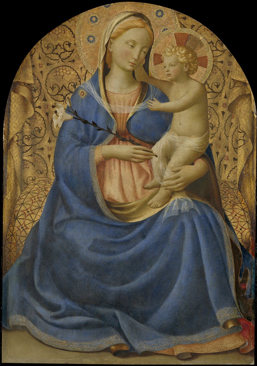 Ödmjukhetens jungfru Madonna dell Umilitá, ca. 1440 av Fra Giovanni Angelico da Fiesole