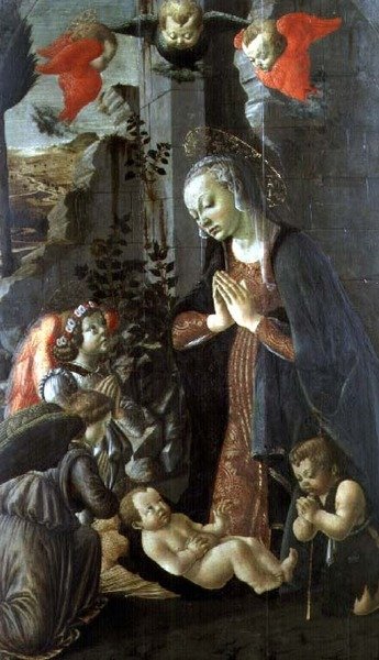 Madonnan och barnet (panel) av Fra da Pistoia Paolino