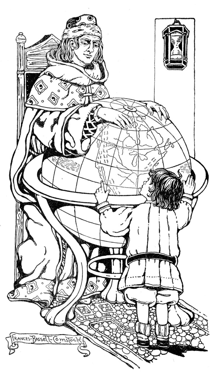 Illustration från "The Ignominy of Being Grown Up", av Samuel McChord Crothers, 1908 av Frances Bassett Comstock