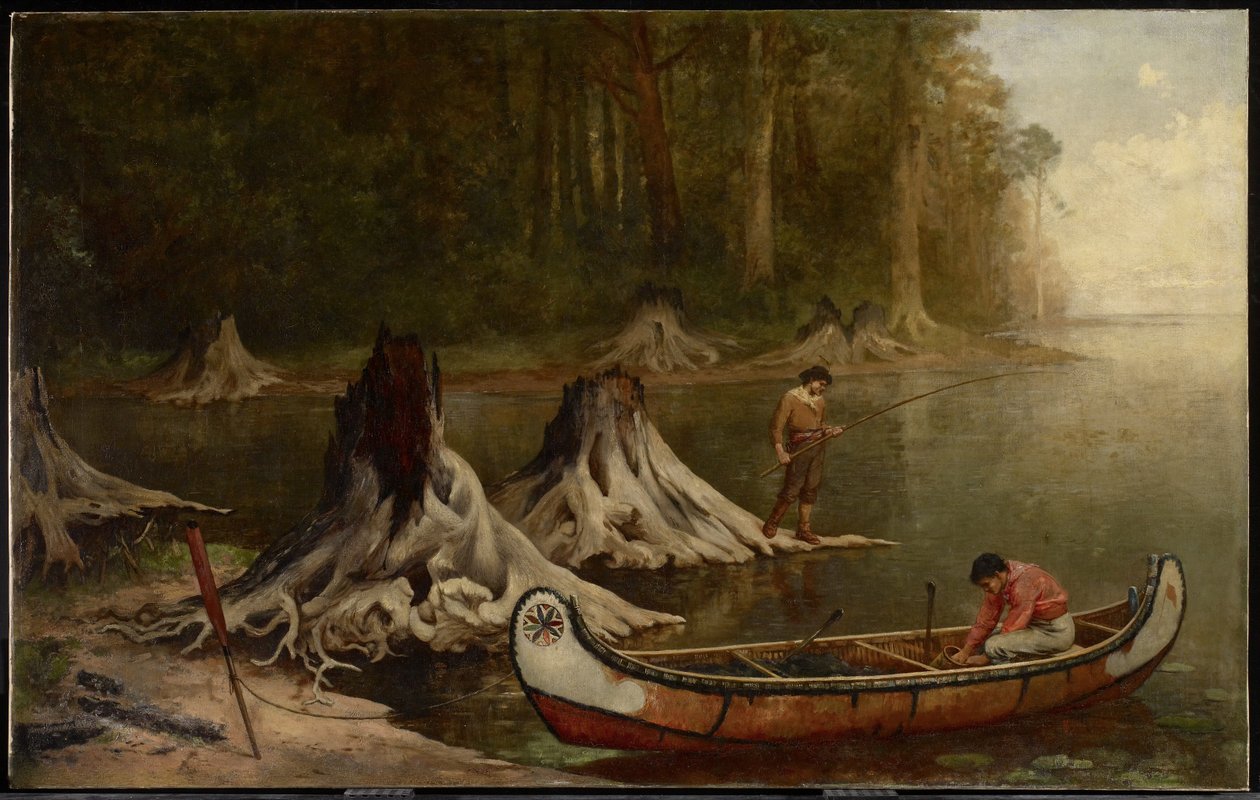 Reliker från Urskogen, Kanada, 1885 av Frances Anne Hopkins