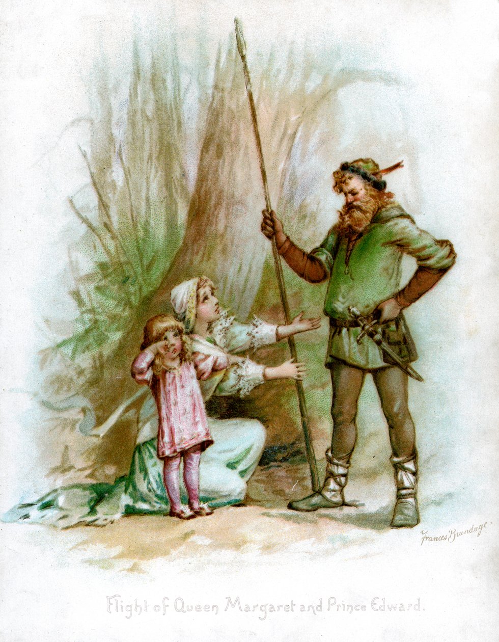 Drottning Margaretas och prins Edwards flygning, 1897. av Frances Brundage