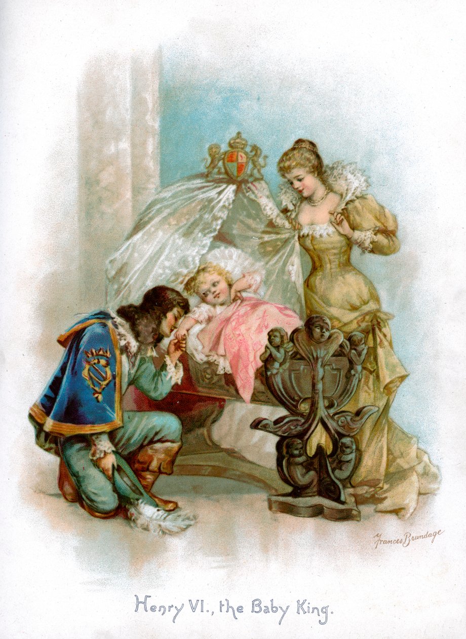 Henrik VI, babykungen, 1897. av Frances Brundage