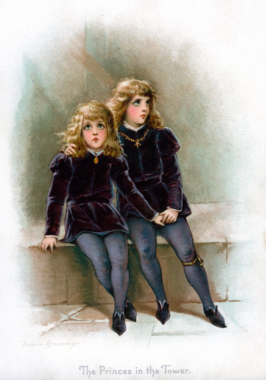 Prinsarna i tornet, 1897. av Frances Brundage