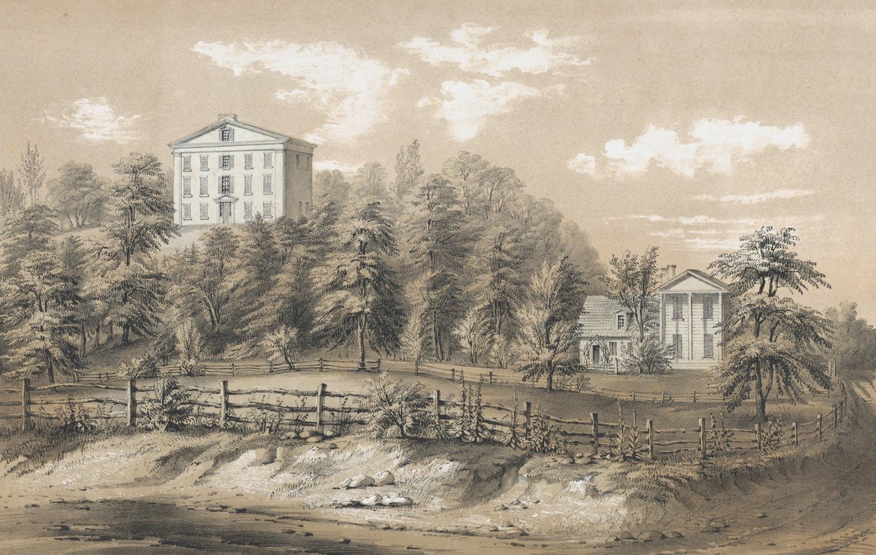Richmond Seminary, Staten Island, N.Y., 1847-48. av Frances Flora Bond Palmer
