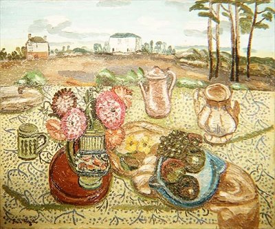 A Country Window, ca 1929-31 (olja på duk) av Frances Hodgkins