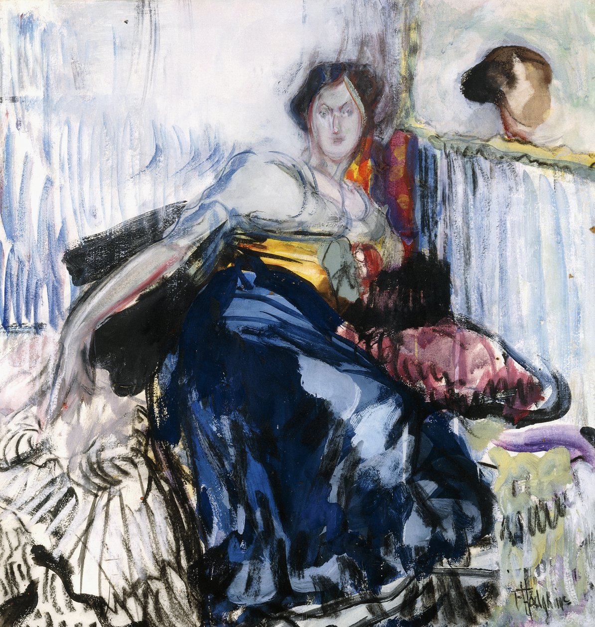 Liggande kvinna av Frances Hodgkins