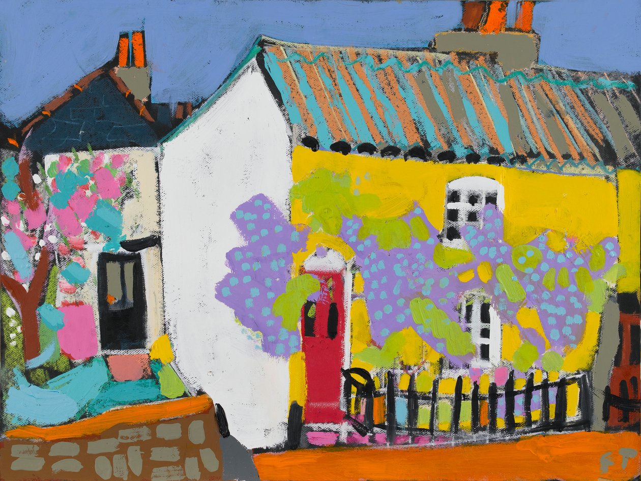 Little Royal Hill, 2010 (olja och akryl ombord) av Frances Treanor