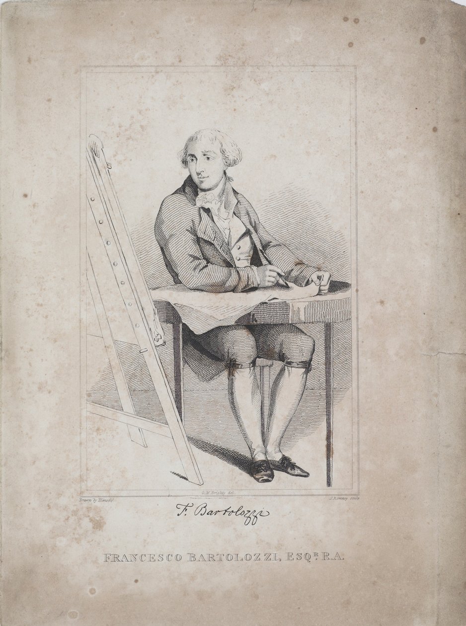 Francesco Bartolozzi, graverad av George M. Brighty (f.1788) och John Romney (1786-1863), ca.1810 av Francesco Bartolozzi