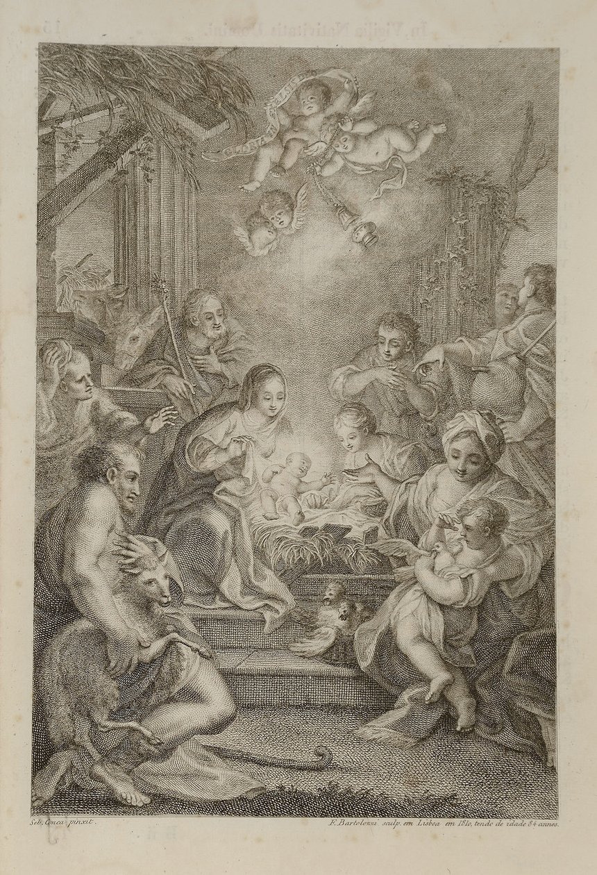 Nativity, for the Roman Missal av Francesco Bartolozzi