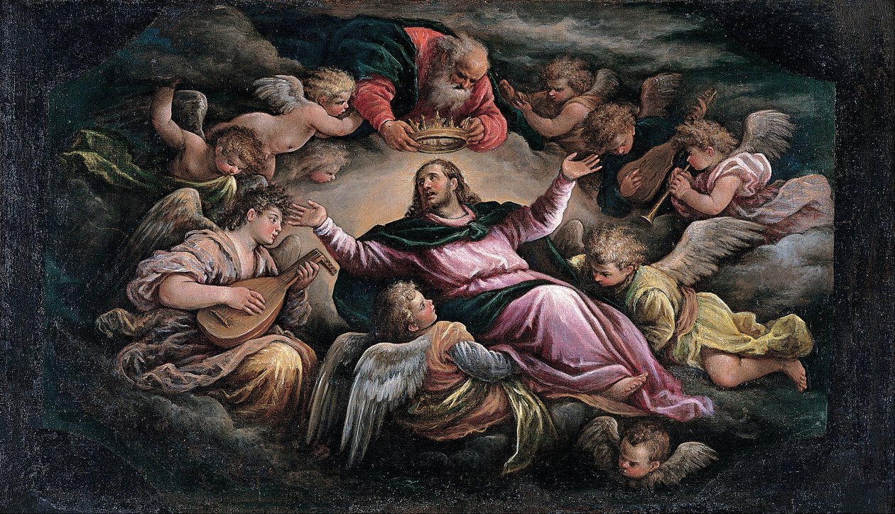 Kristus i ära av Francesco Bassano