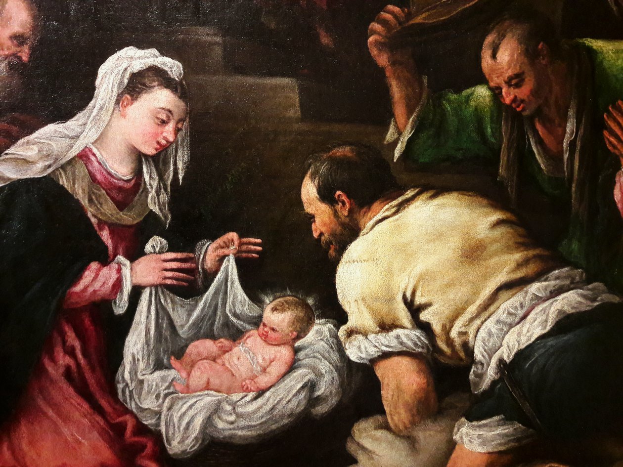 Adoration av herdarna av Francesco Bassano the Younger