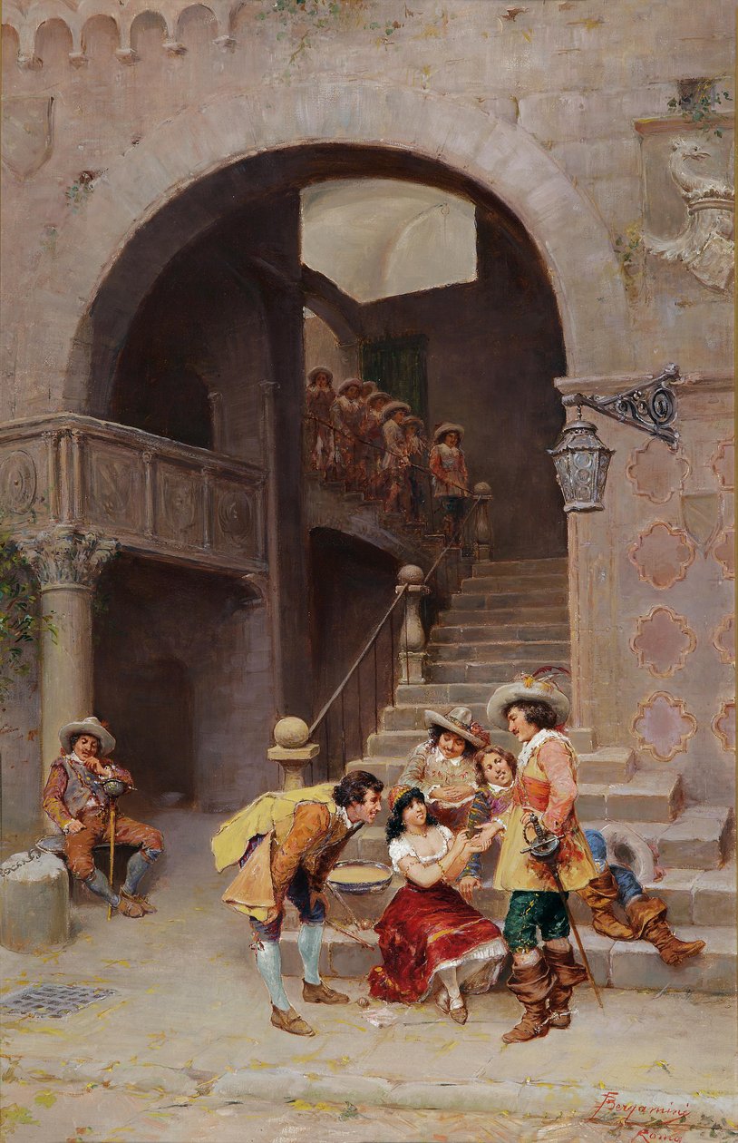 Die Wahrsagerin av Francesco Bergamini