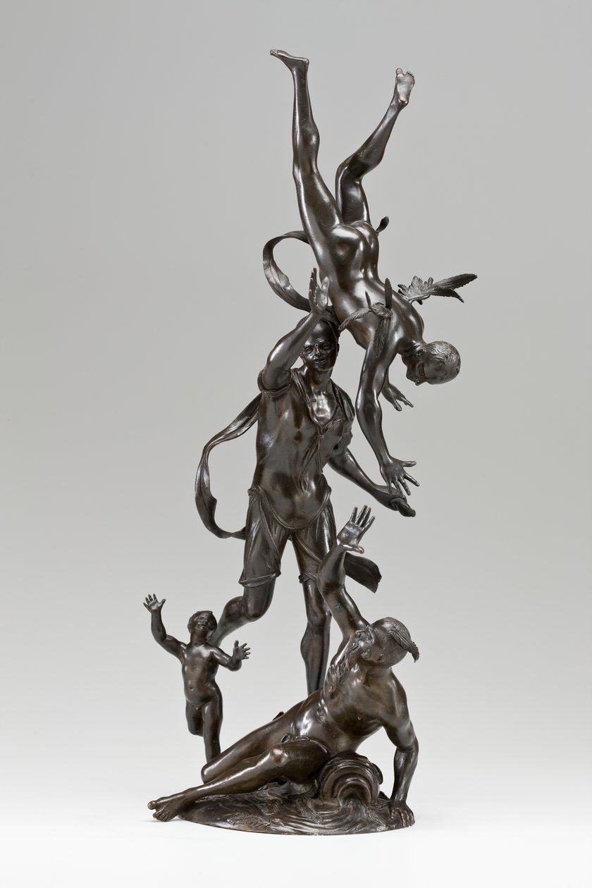 Ikaros fall, början av 1700-talet (brons) av Francesco Bertos