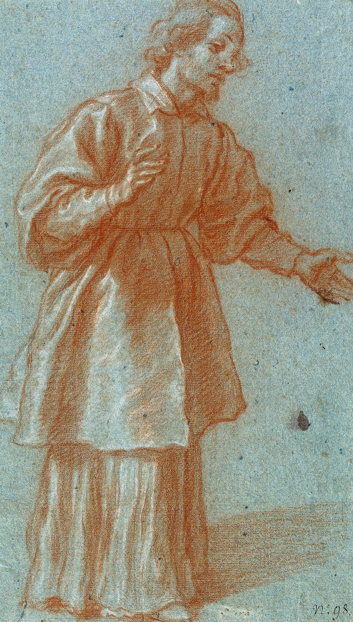 Studie av en överstepräst av Francesco Curradi