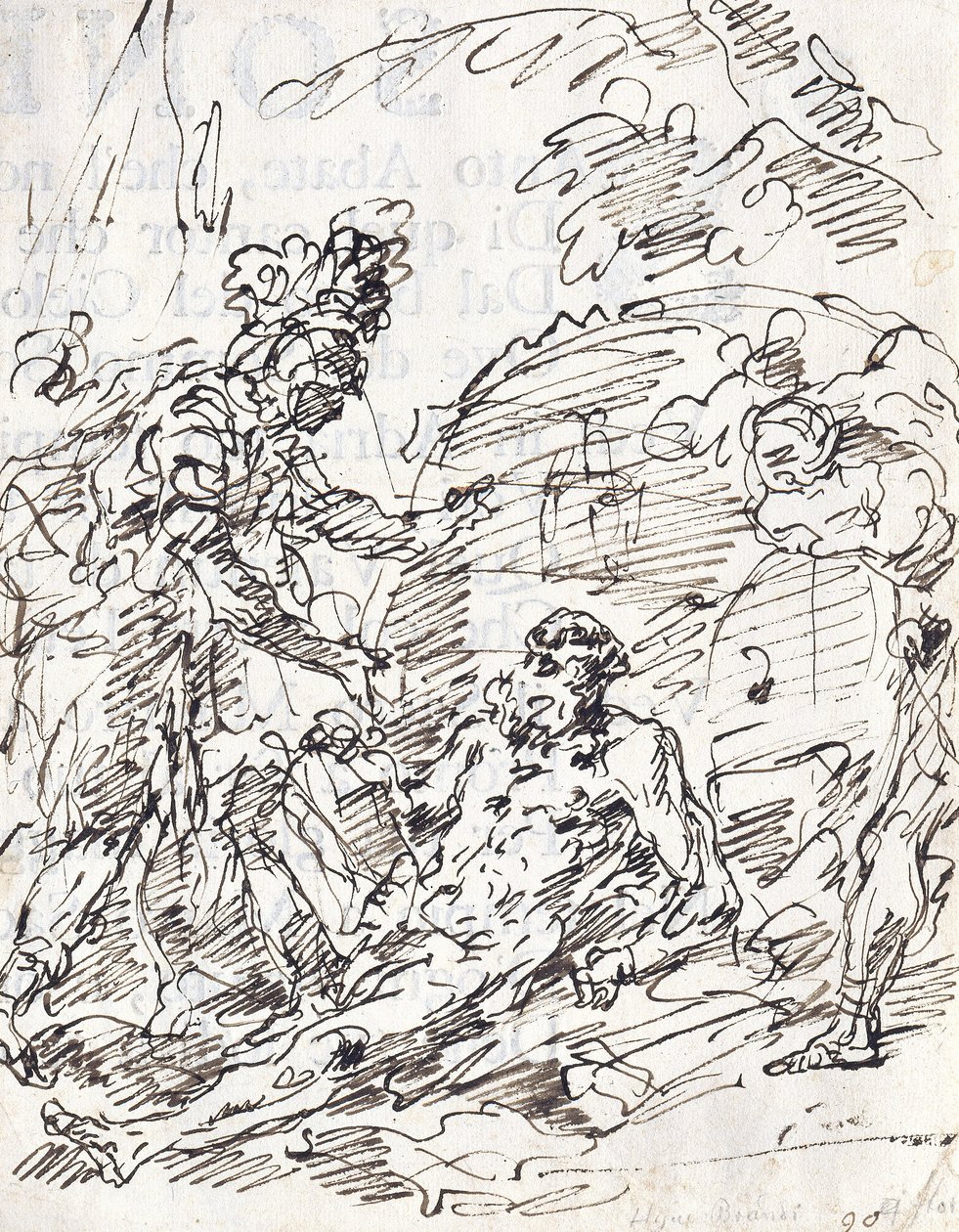 Alexander och Diogenes av Francesco Fontebasso