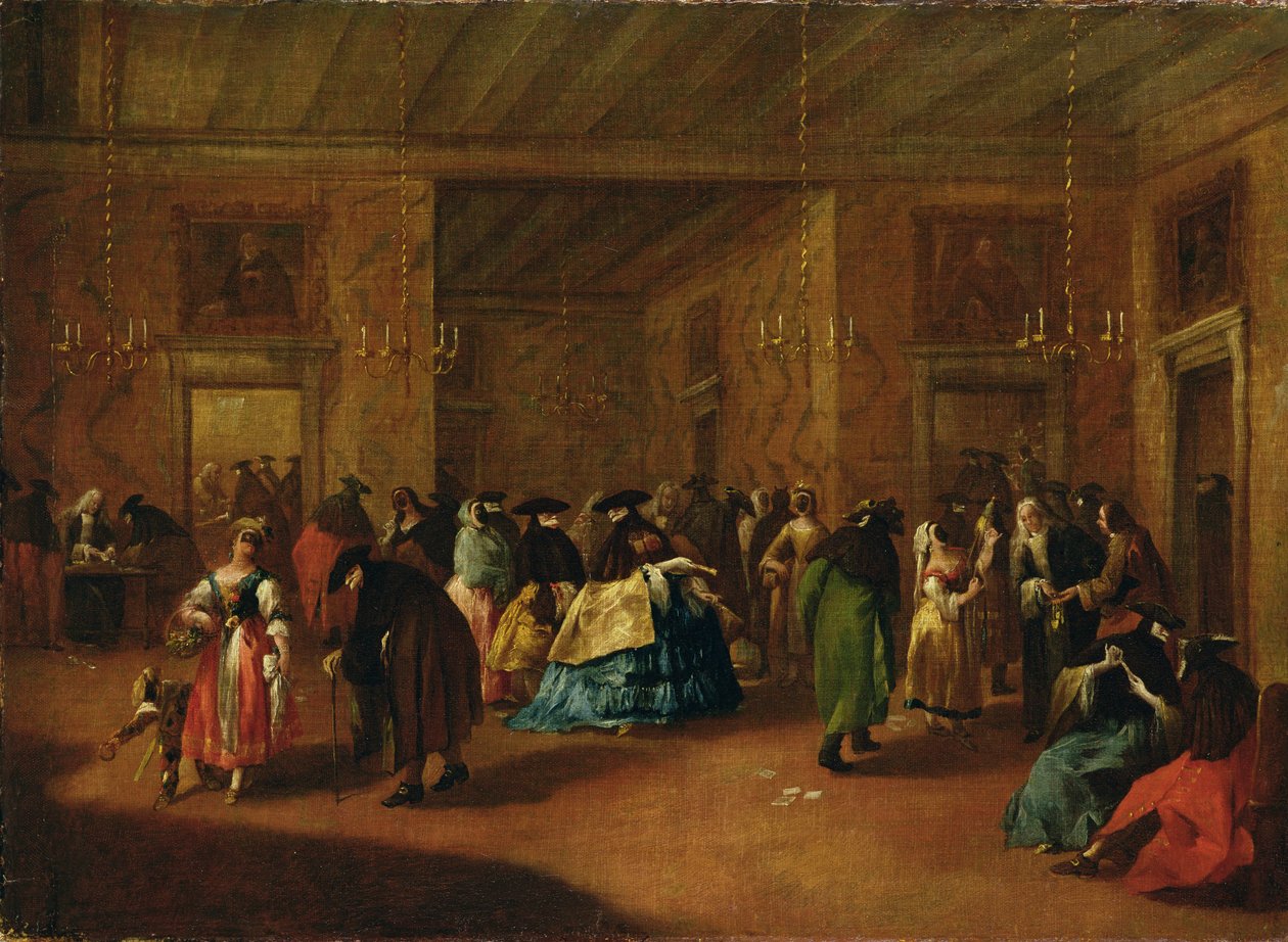 Foajén (skiss) av Francesco Guardi