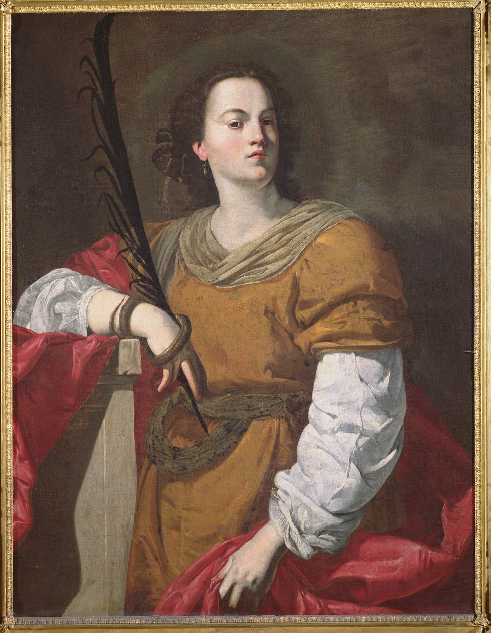 St. Christina den häpnadsväckande, 1637 av Francesco Guarino