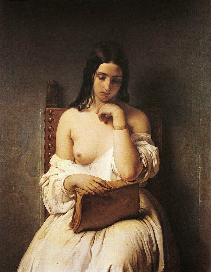  La Meditazionen av Francesco Hayez