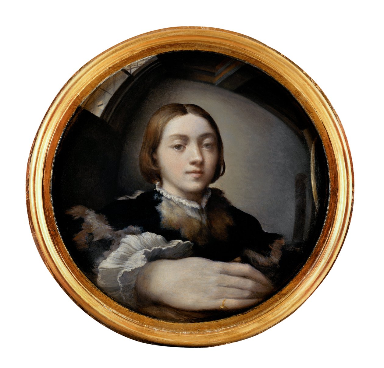 Self-Portrait in a Convex Mirror av Parmigianino