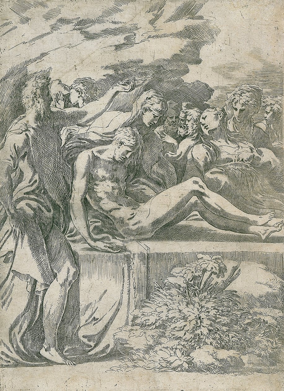The Entombment of Christ av Parmigianino
