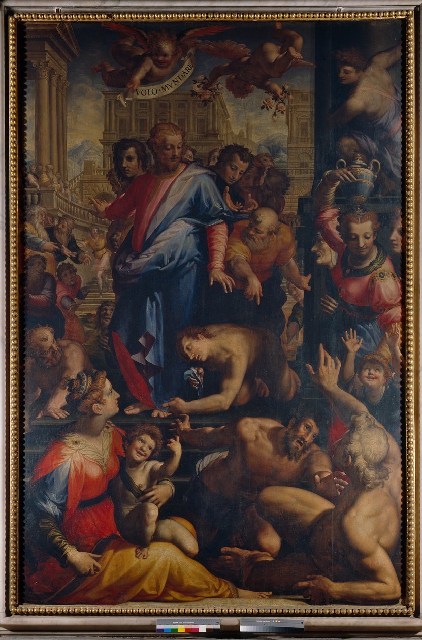 Kristus botar den spetälske av Francesco Morandini
