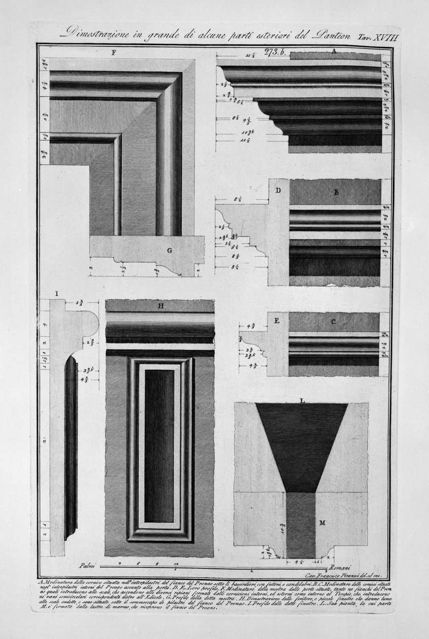 Pantheon, upptill. XVI av Francesco Piranesi
