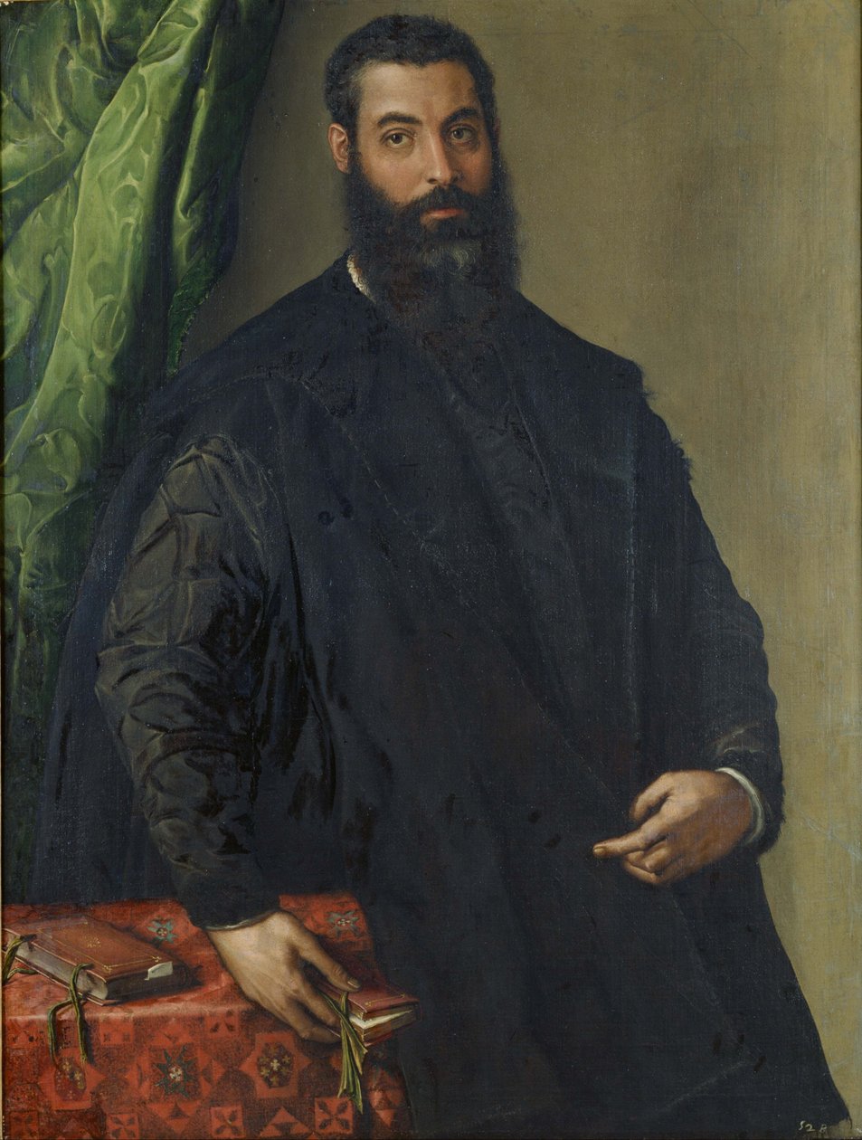 Porträtt av en man av Francesco de Rossi Salviati Cecchino