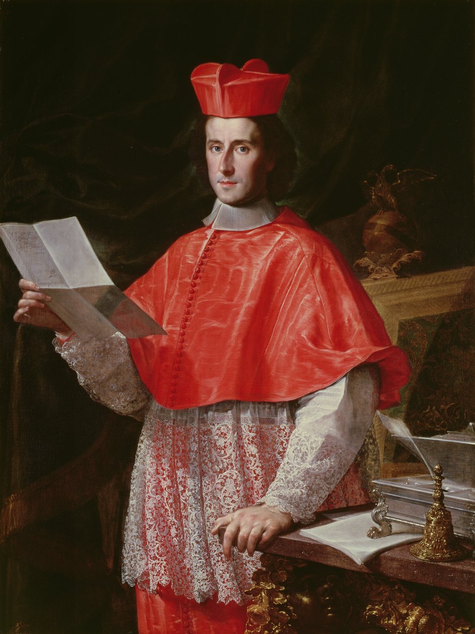 Kardinal Pietro Ottoboni (1610-91), ca 1700 av Francesco Trevisani