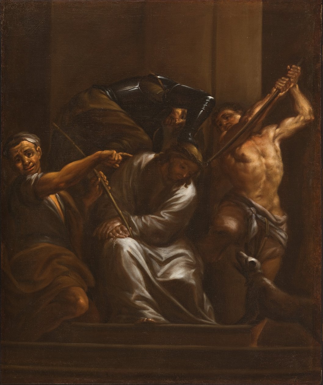 The Crowning with Thorns, c.1700 av Francesco Trevisani