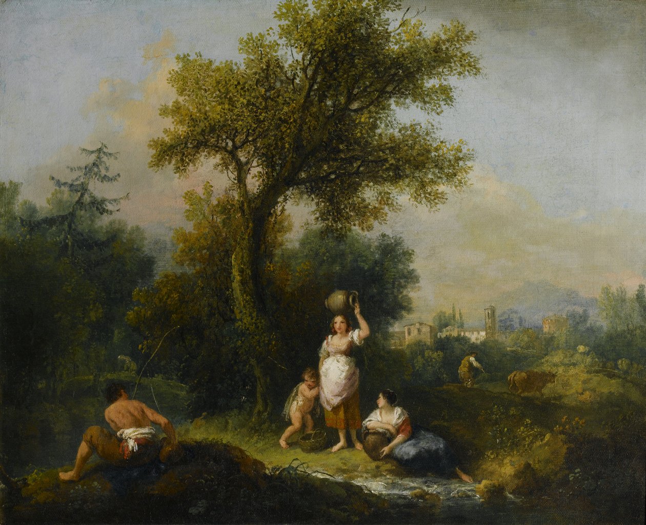 Ett landskap av Francesco Zuccarelli