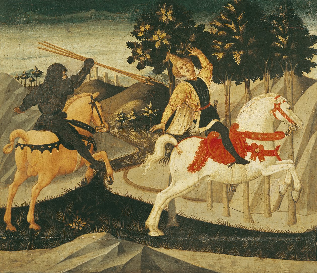 Absaloms död av Francesco di Stefano Pesellino