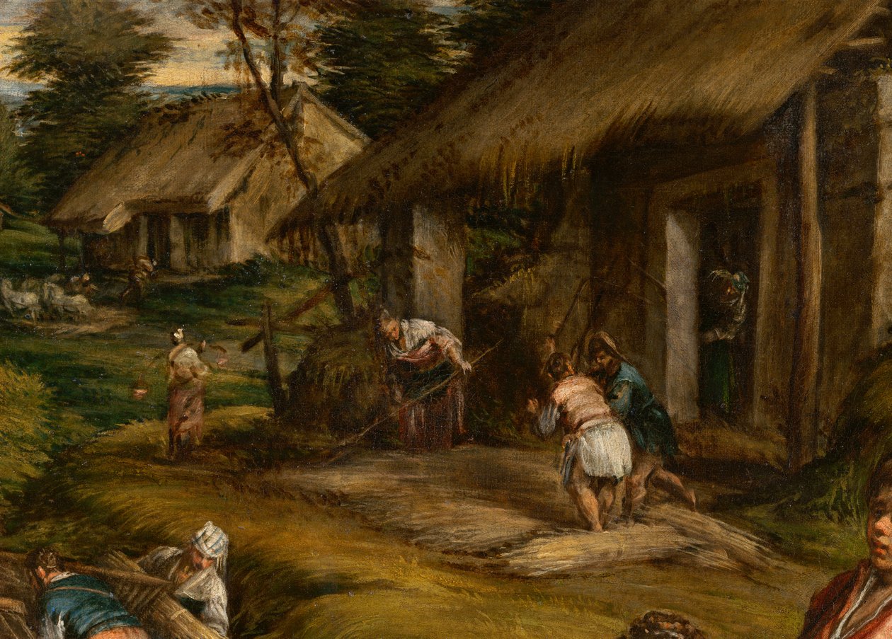 Sommar, 1576 (detalj av 65685) av Francesco Bassano