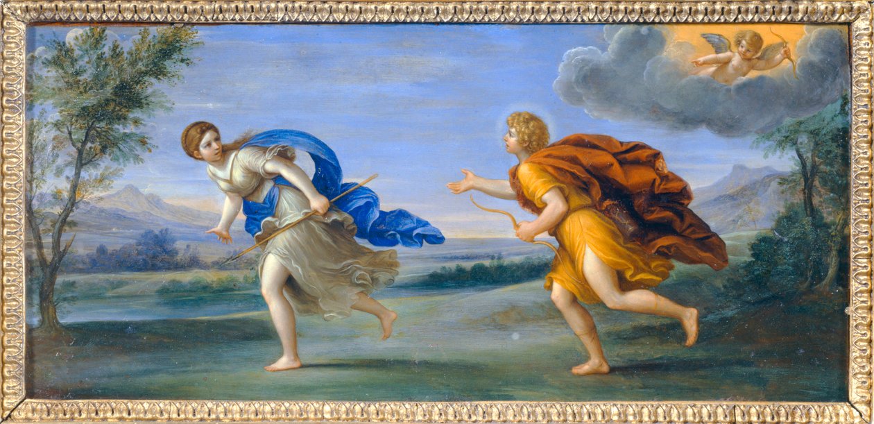 Apollon och Daphne - Apollo och Daphne ... av Francesco Albani