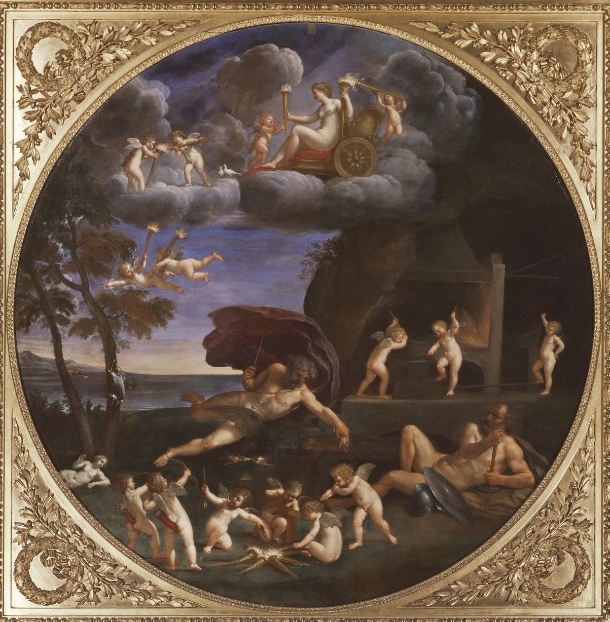 Eldens element, 1625-28 av Francesco Albani