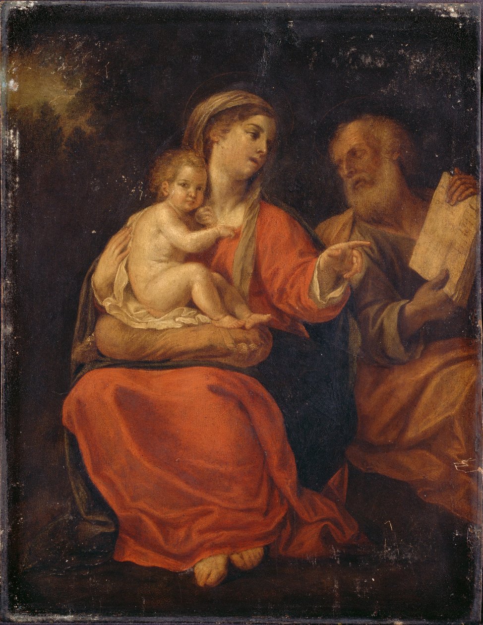 Heliga familjen av Francesco Albani