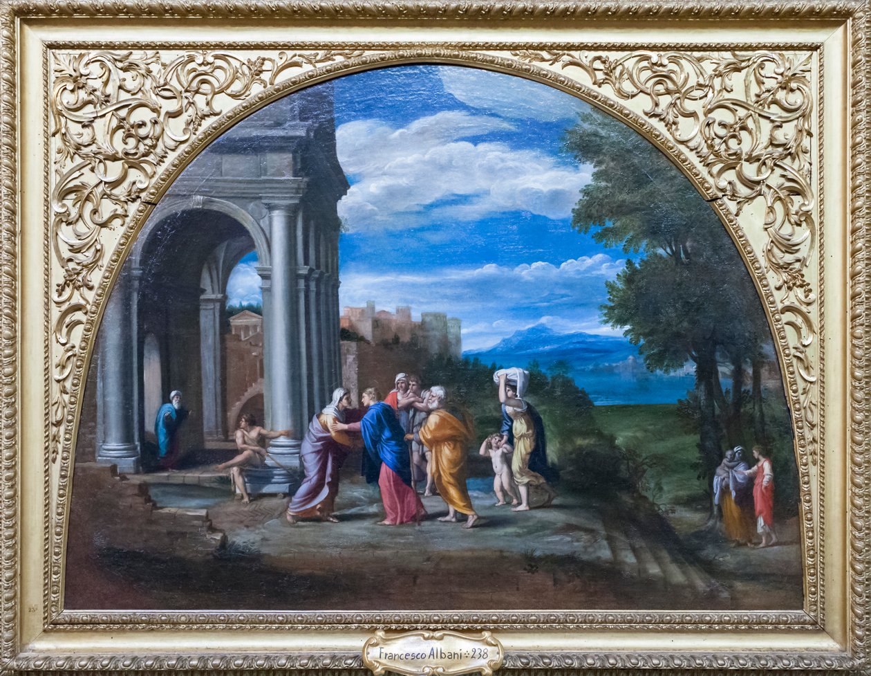 Landskap med visitationen av Francesco Albani