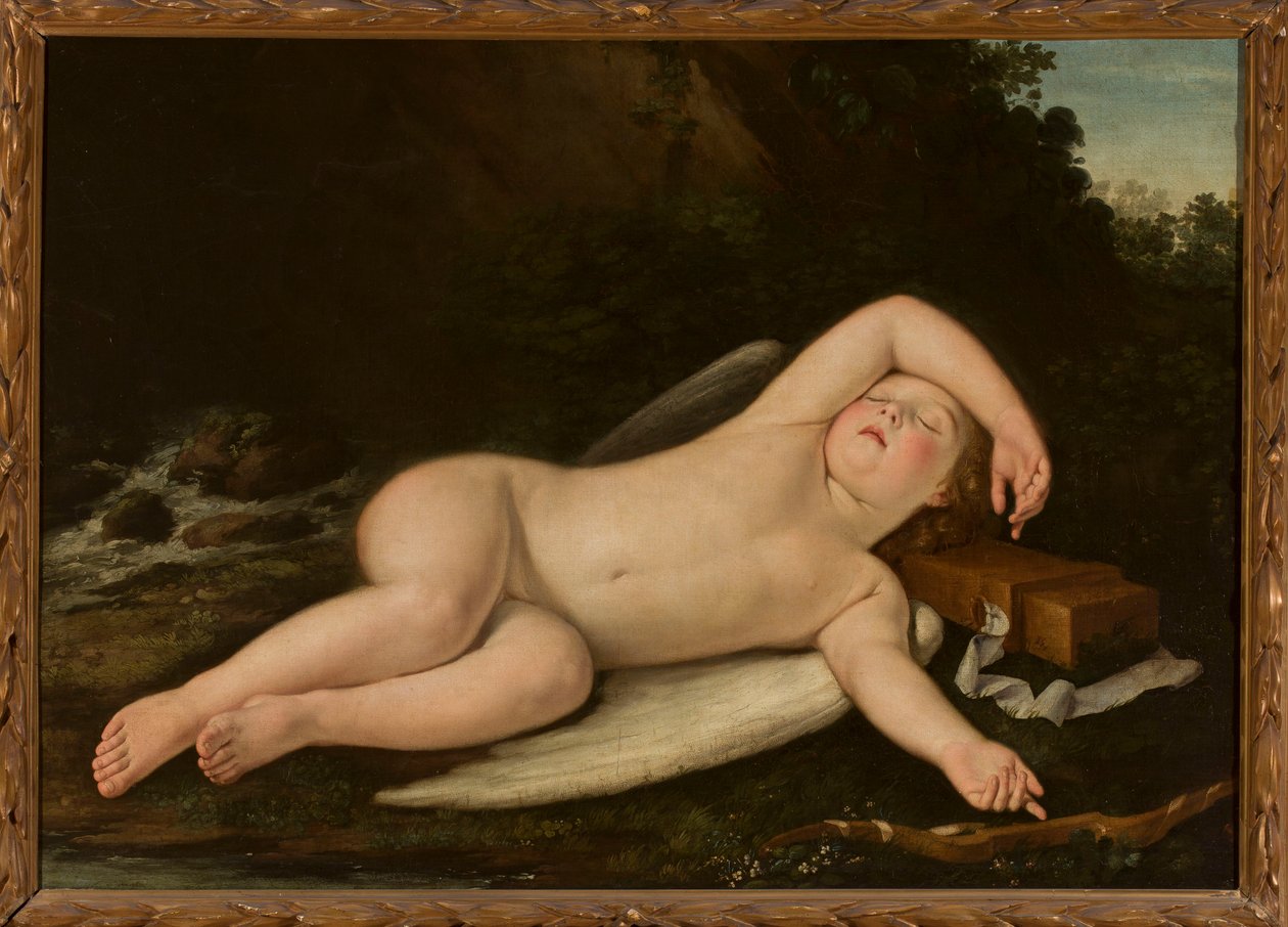 Sovande Amor av Francesco Albani