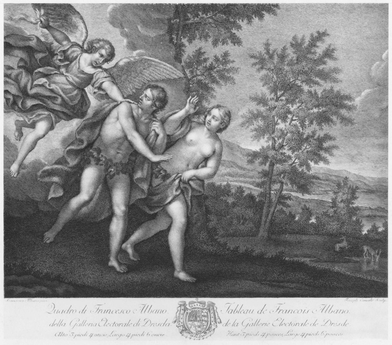 Fördrivningen från paradiset av Francesco Albani