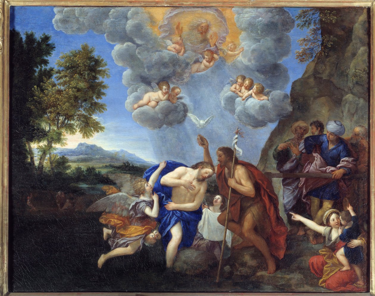 Kristi dop - Målning av Francesco Albani dit l