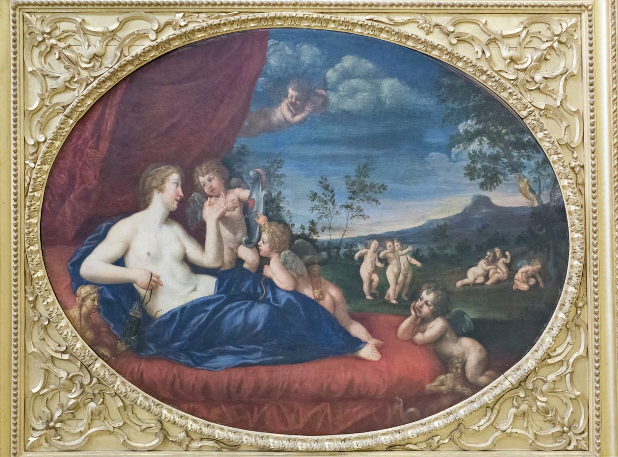 Venus och Cupids av Francesco Albani