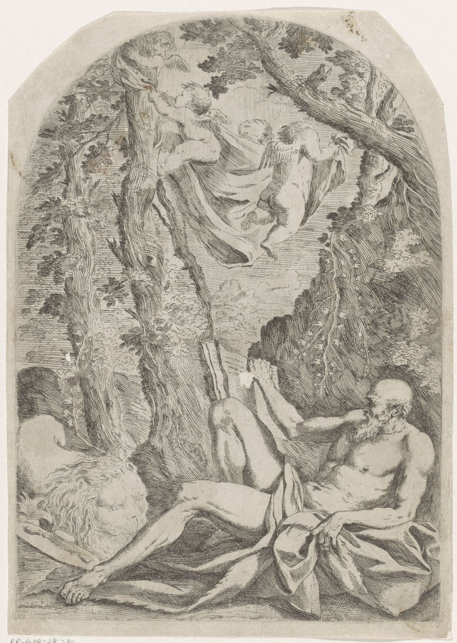 Sankt Jerome av Francesco Amato